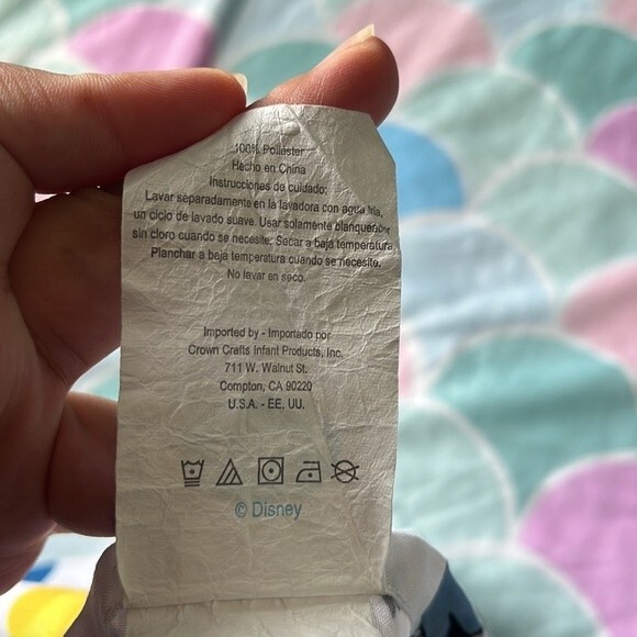 Disney 4 Piece Toddler Bedding Set Mickey Mouse Playhouse Blue/White- 52" x 28" - Picture 12 of 16